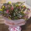 fragrant freesia hand tied bouquet