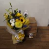 Flowers and handmade chocolates