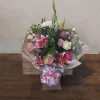 A pink lily and rose mix bouquet with free delivery halifax