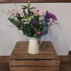 Cream jug of fresh flowers delivery halifax