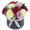 I love You - hatbox of roses