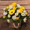 Lemon Drop fresh flower arrangement