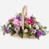 Perfectly pretty basket of fresh flowers