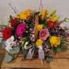 Tutti Fruity - vibrant flower mix basket arrangement