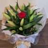 Elegance & Passion Rose & lily bouquet