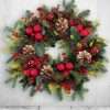 Christmas Wreath red and green