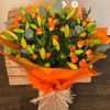 Sunset Delight bouquet of liles and spray roses