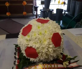 Football Funeral Tribute
